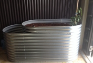 Galvanised Tiered Aquaponics Tank