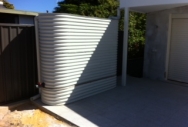 Slimline  Rainwater Tanks & Earth Ring - Shale Grey