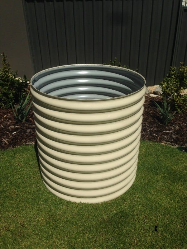Round Planters Perth, WA | Rainfill Tanks and Curved Roofing Supplies